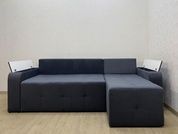Диван Лідер 250х145см (Кутовий, Велюр, Світло-сірий) GPKLDR-Polo09 фото 6