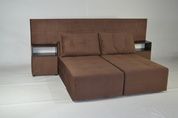 Диван Твинс PLUS 275х112см (Трансформер, Велюр, Кремовый) DNKTTWINSPLUS-Polo фото 8