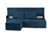 Диван Твинс PLUS 275х112см (Трансформер, Велюр, Кремовый) DNKTTWINSPLUS-Polo фото 12