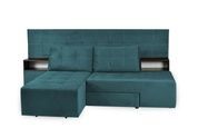 Диван Твинс PLUS 275х112см (Трансформер, Велюр, Кремовый) DNKTTWINSPLUS-Polo фото 13