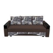 Диван Магнолия 225х100см (Прямой, Рогожка, Серый) GPDMGN-14-8 фото 4