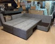 Диван Сорренто 290х210см (Кутовий, Рогожка, Бежевий з коричневим, Лівий) BLKDCT-21+3SNL фото 11
