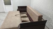 Диван Спарроу 240х100см (Прямий, Замша, Бежевий з коричневим) GLDSPRW-21-3 фото 4